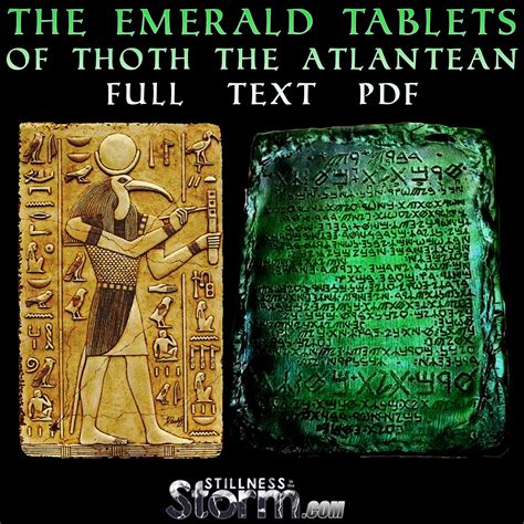 the emerald tablets of hermes pdf|the emerald tablet of thoth atlantean PDF.